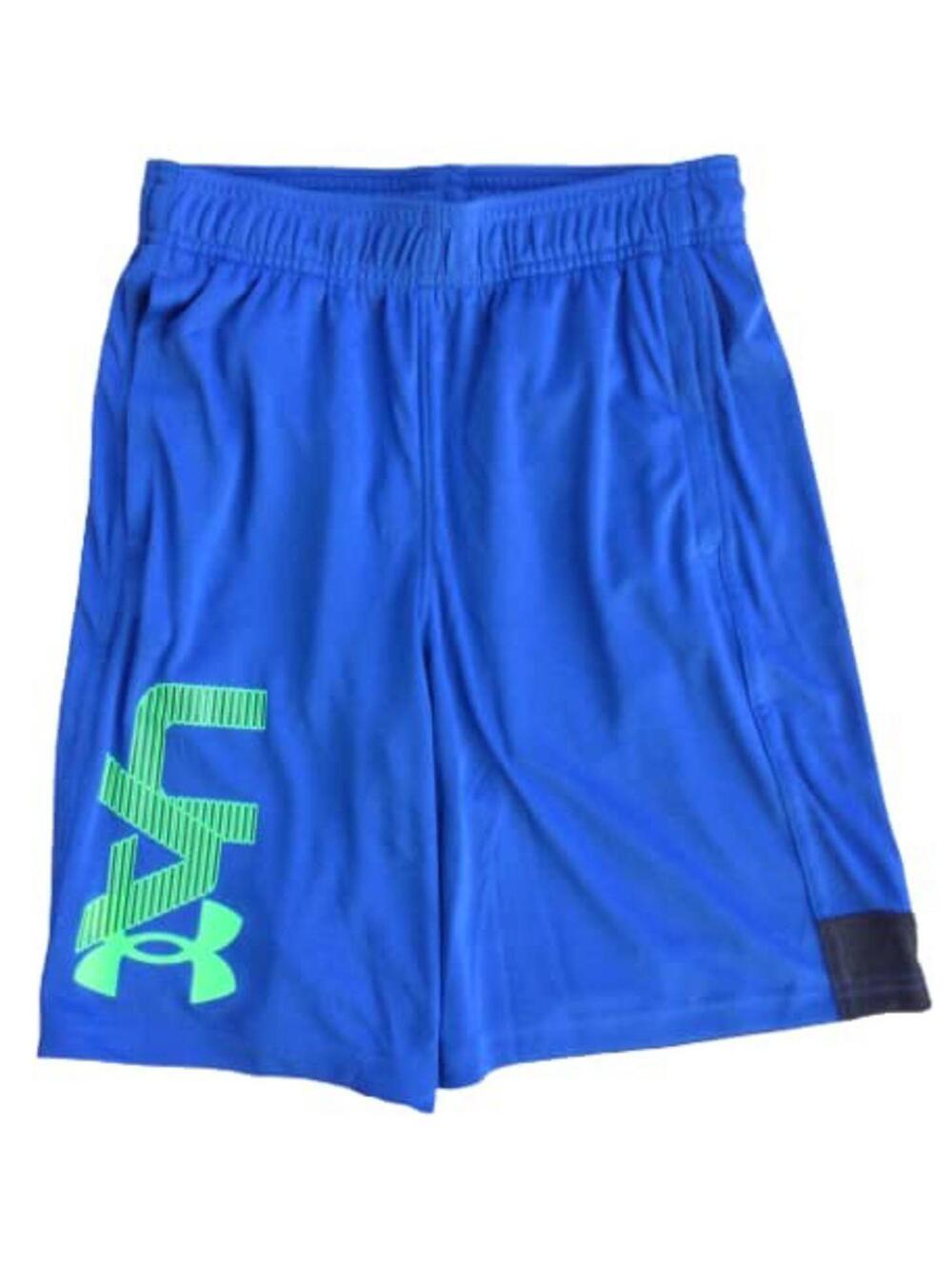 Under Armour Boys' UA Velocity Shorts Tech Blue/Black Medium 1370672-432